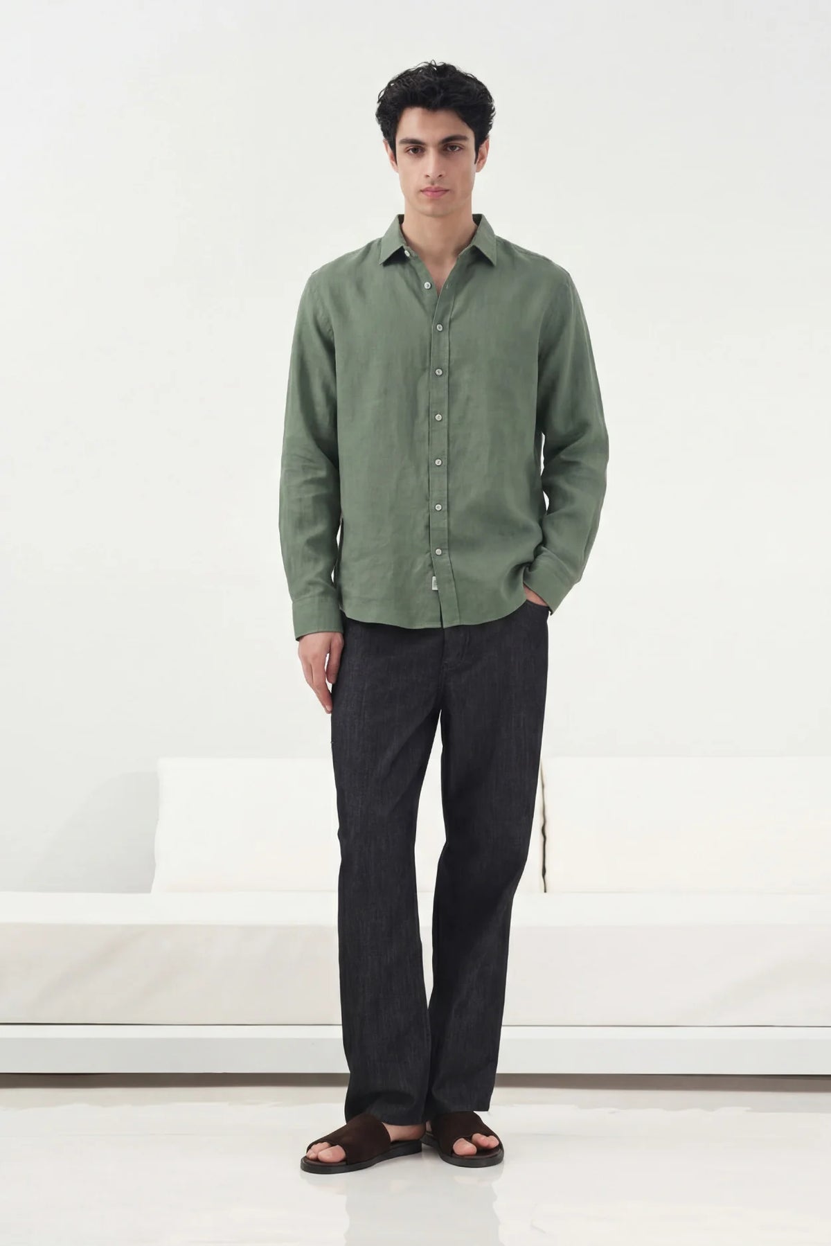 Olive Linen