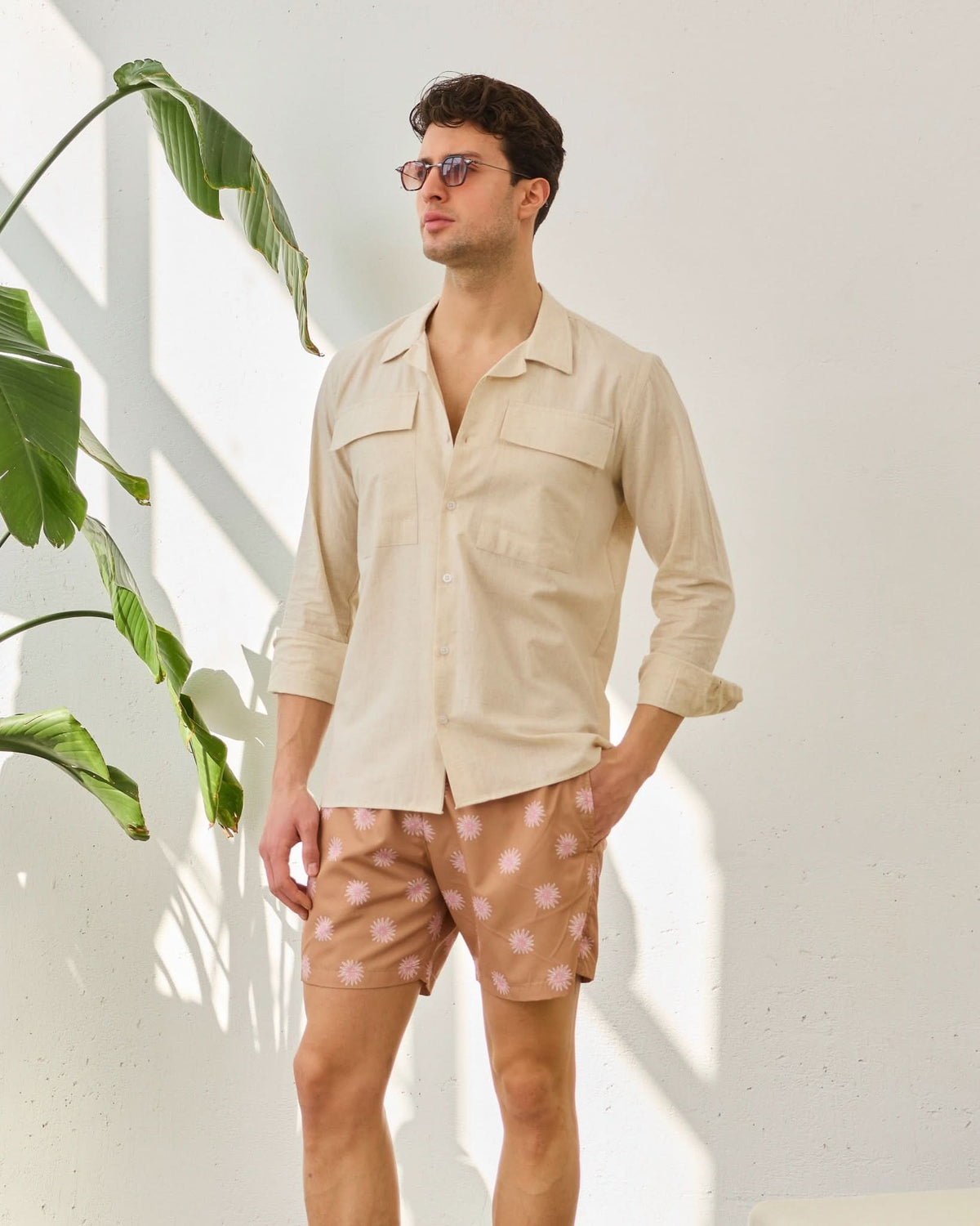 Sea Flower Swiming Shorts
