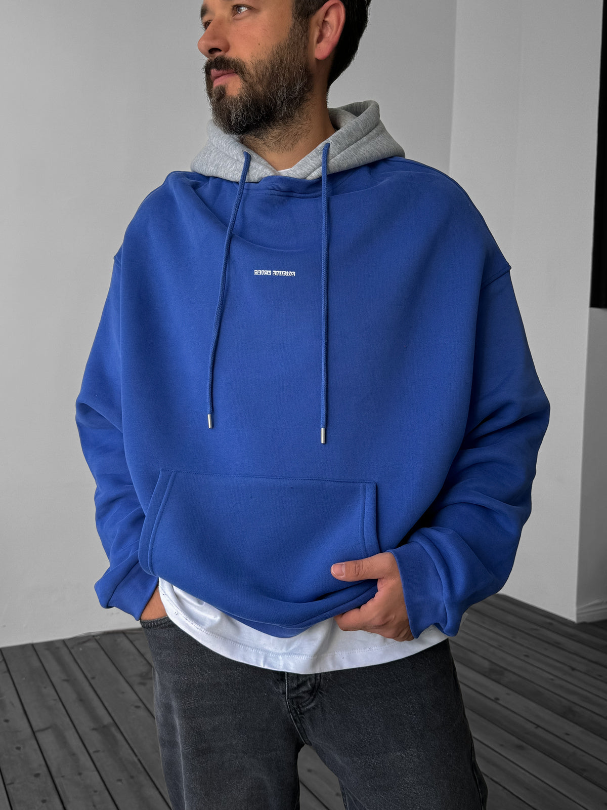 Blue Studios Printed Hoodie