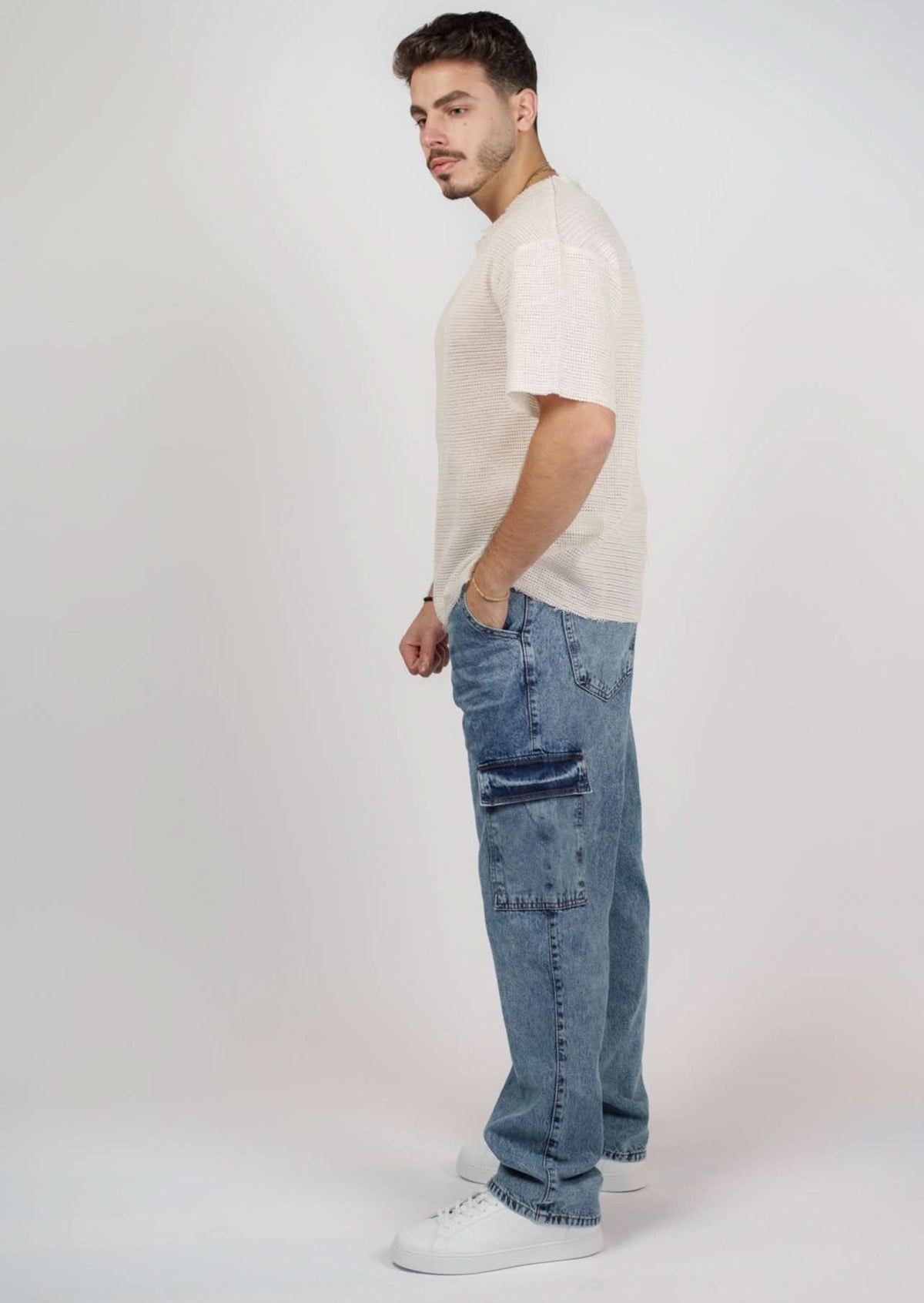 Basic Knit Half Sleeve Tshirt