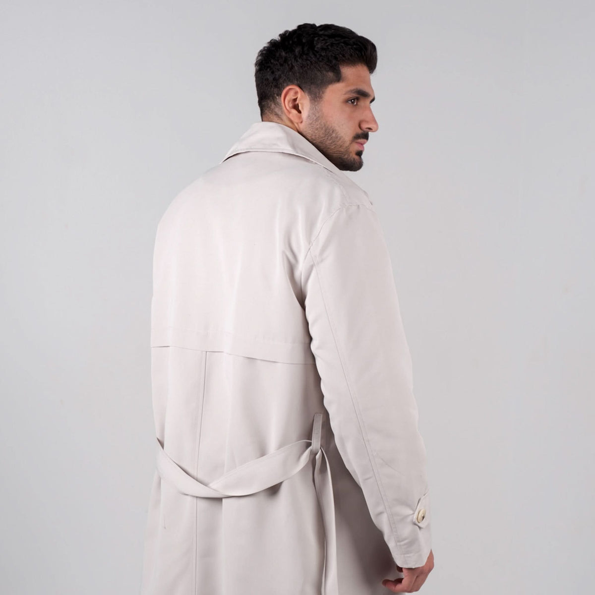 Indigo Trench Coat