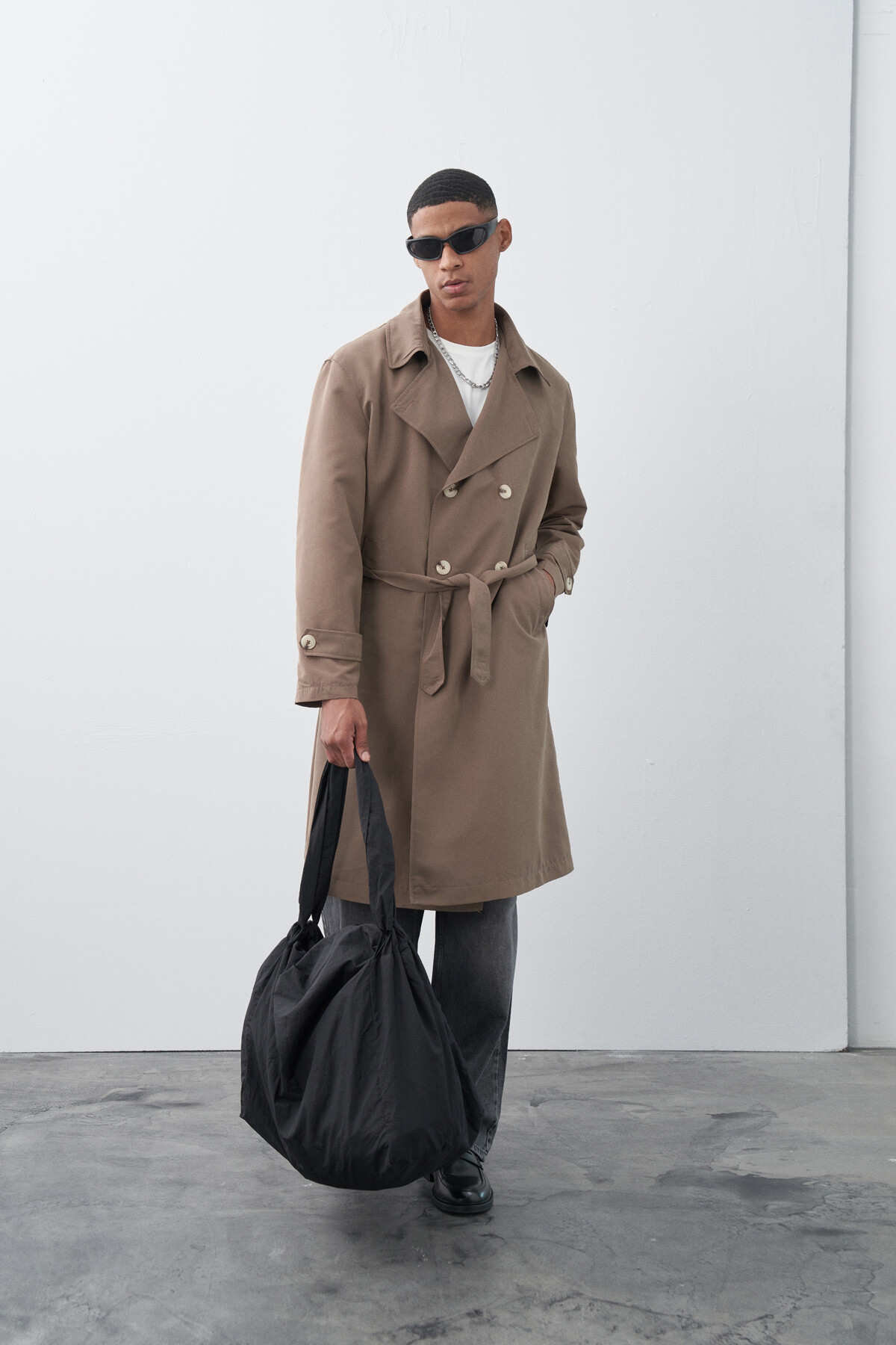 Urban Coffee Trench Coat