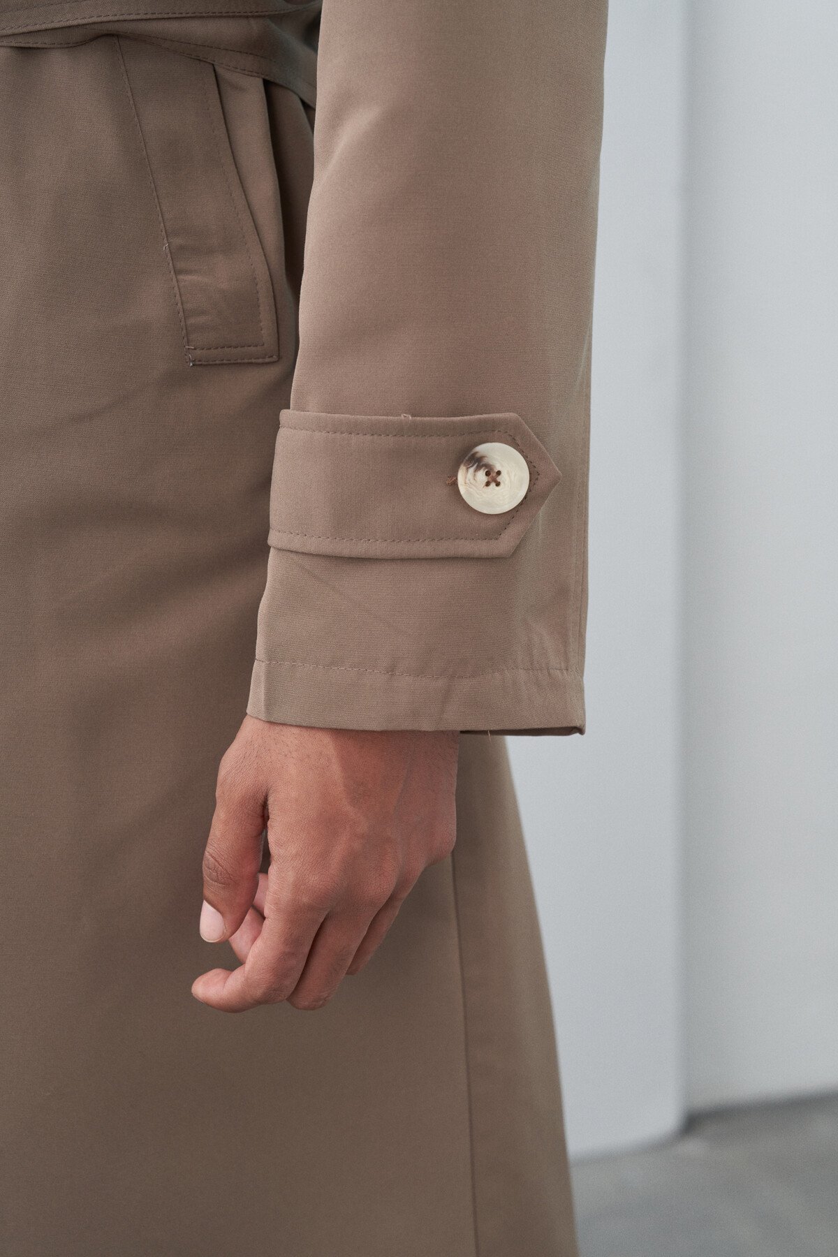 Urban Coffee Trench Coat