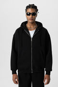 Basic Oversized Jacket in Black